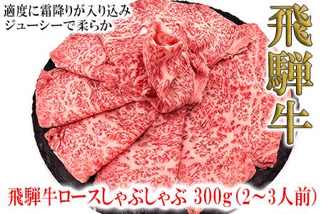 【年内順次発送】菊の井 飛騨牛ロースしゃぶしゃぶ 300g（2～3人前）牛肉 年内配送 年内発送 年内に届く 年内お届け【70-21n】【冷凍】