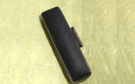 【印相体】黒水牛 銀行印 （ケース付き）印鑑 印 はんこ ハンコ 実印 認印 岐阜市 / 長良印房[ANHR009]