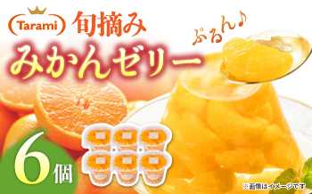 たらみ PURE みかん 6個 / ゼリー フルーツゼリー 果実ゼリー 果物 フルーツ くだもの / 諫早市 / 株式会社たらみ [AHBR006]