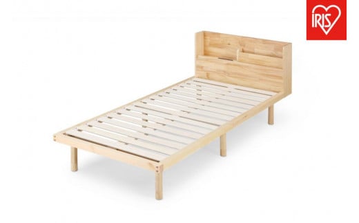 ベッド  宮付き高耐荷重すのこベッド HWBM-S ナチュラル