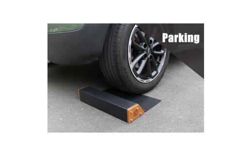 車止め Hide Out Works　ブラックモルタル