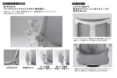 イトーキ オフィスチェア 『アクト２』メッシュバック 抵抗付きウレタンキャスター オフブラックフレーム 座張地(PV)：ダークグレーC（KJ457JVM-W2C3CF）【EI163W】