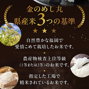 金のめし丸夢つくし　36194　3kg（1袋）　令和7年産 _ 3kg × 1袋 国産 米 福岡県産米 白米 精米 お米 夢つくし オリジナル米 金のめし丸 おいしい ツヤツヤ もちもち ほのかな甘み