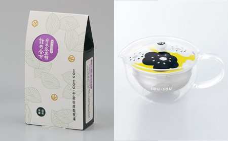 茶器セット SOU・SOU ほほえみ 急須 耐熱ガラス 茶器セット