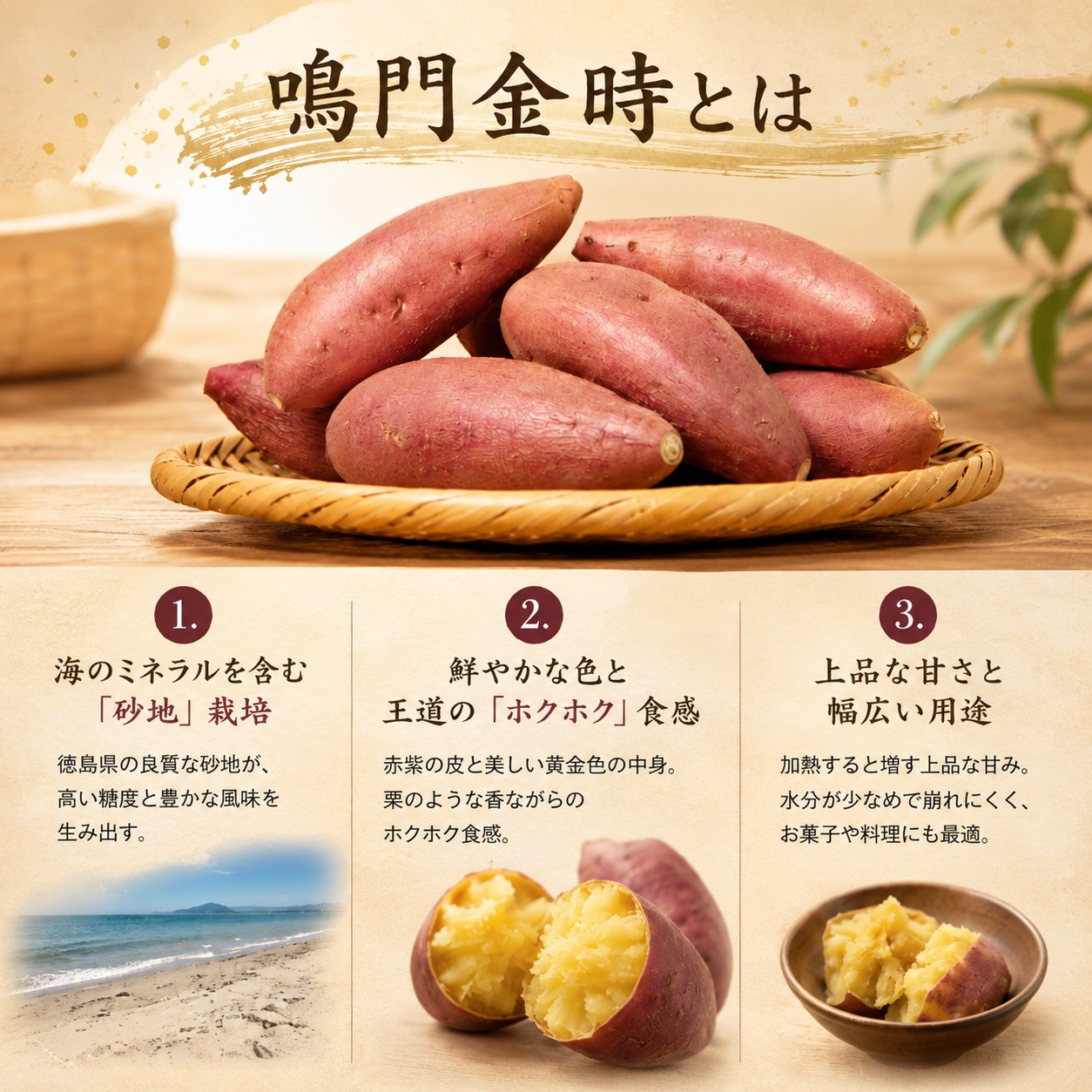 鳴門金時 3kg 【8月中旬発送】 秀品 Mサイズ なると金時 さつま芋 サツマイモ  甘い 焼き芋 産地直送 ほくほく お歳暮 さつまいも 贈答用 秀品 熟成芋 野菜 おやつ 芋 いも イモ 金時 