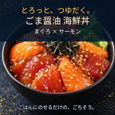 ふるさと納税 和水町 ごま醤油 海鮮丼 まぐろ&サーモン 約1.5kg(和水町) |  | 01
