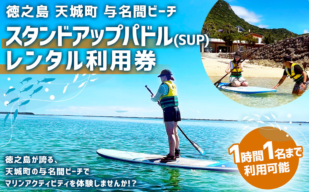 
            【徳之島 天城町】 与名間ビーチ スタンドアップパドル（SUP） 利用券 マリンアクティビティ レンタルチケット SUP ビーチ レンタル チケット サンセットビーチ
          