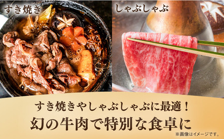 【全6回定期便】【葉山牛】500g　ローススライス ／ 牛肉 黒毛和牛 神奈川県 特産品【葉山牛ステーキレストラン 角車】[ASBD042]