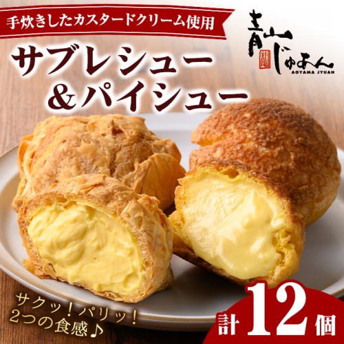 No.1049-B 薩摩77万石溶岩サブレシュー＆パイシュー(12個入)【青山じゅあん】