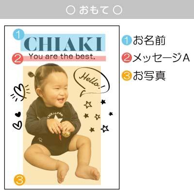 ふるさと納税 関ケ原町 名前&写真&メッセージ入りキーホルダー【デザインA/背景色/白】 |  | 02