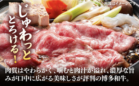 【全3回定期便】【厳選部位】博多和牛 サーロイン しゃぶしゃぶすき焼き用 1kg（500g×2p）《豊前市》【MEAT PLUS】肉 お肉 牛肉[VBB067] しゃぶしゃぶ しゃぶしゃぶ肉 すき焼き