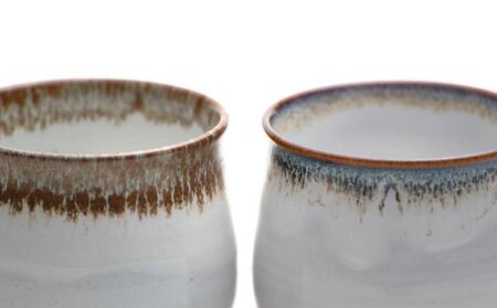 【晋六窯】白萩海鼠釉薬マグカップ｜京都 マグカップ 食器