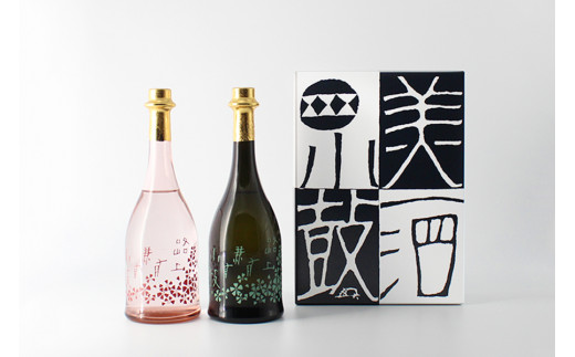 丹波市 小鼓 純米大吟醸 路上有花 桃花＆黒牡丹 720ml×2本セット 但馬強力 兵庫県