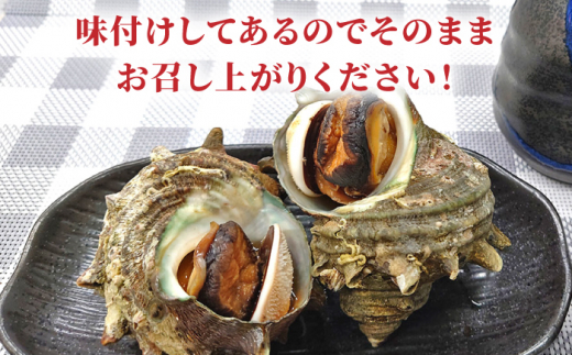 殻付きサザエの柔らか煮【百旬館】[KAK024]/ 長崎 平戸 魚介類 サザエ さざえ 調理済 時短