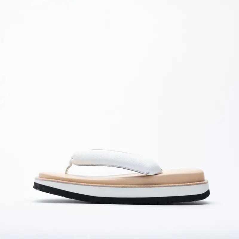 レザー雪駄サンダル　サン駄（江戸前ｓａｎｄａｌ）(カラー：white×natural、サイズ：2(26cm～27.5cm))_0008-002-T03-7-3