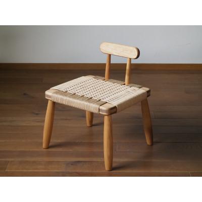 ふるさと納税 川越市 【UMEBACHI FURNITURE】 ペーパーコードのこどもいす　1脚　キッズチェア　国産材