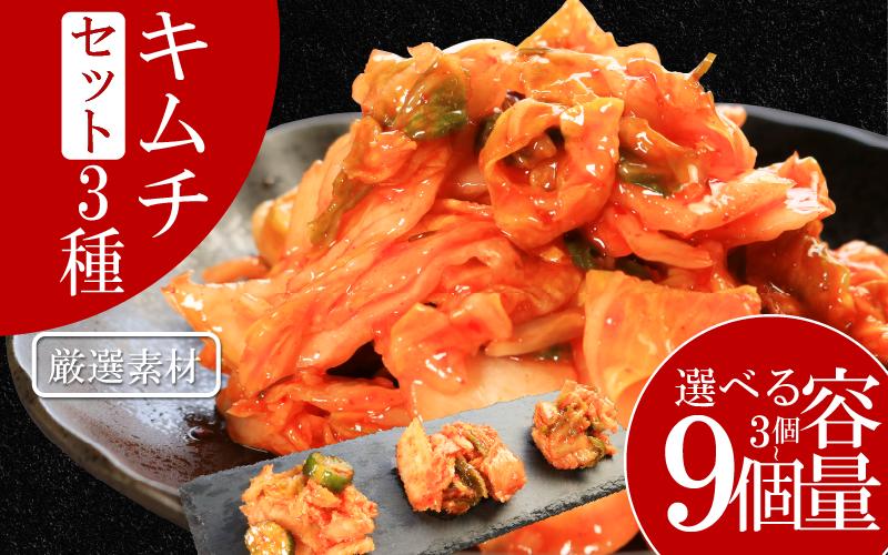 
            キムチ 3種 セット 本格キムチ カッパキムチ 白菜キムチ きゅうりキムチ ピリ辛 おつまみ 食物繊維たっぷり 韓国 乳酸菌 健康 ご飯 お供 旨味 国産野菜 キムチ鍋用 韓国料理 漬物 発酵食品 ダイエット 低カロリー ビビンバ 焼肉 キムチ鍋 鍋 炒め物 料理 徳島県 吉野川市
          