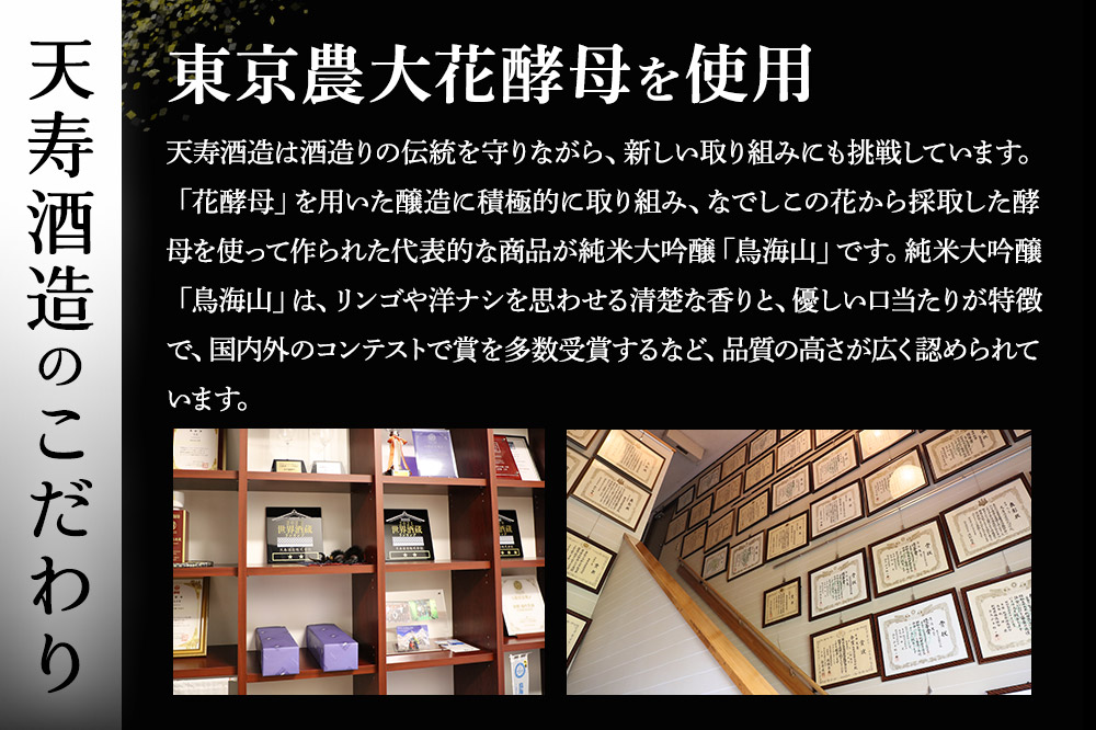 天寿酒造 日本酒 鳥海山Kセット 2本（純米大吟醸 鳥海山 、清澄辛口本醸造 鳥海山 各720ml）