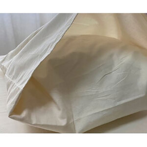 ＜ロングサイズ＞自然のままのピュアコットンまくらカバー(43×120cm)キナリ　PUMC-L