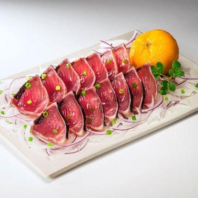 一本釣り鰹 タタキ 刺身 バラエティー1.8kg A8-37【配送不可地域：離島】【1166290】