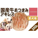 【ふるさと納税】【大中小型犬向け】おつまみアキレス　100g　無添加 手作り