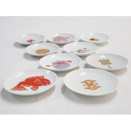 ARITA PORCELAIN LAB(アリタポーセリンラボ) 宝づくし・小皿9枚セット 有田焼 おめでたい 豆皿 A45-130_イメージ2
