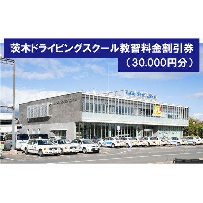 【ふるさと納税】茨木ドライビングスクール教習割引券(30,000円分)【1653763】