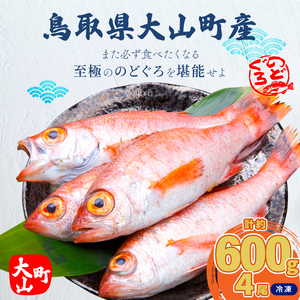 OM-05　白身のトロ
「のどぐろ」4匹（冷凍）