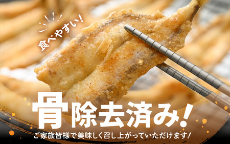 揚げるだけ ! メギス 開き 唐揚げ 計600g（200g × 3P） 骨取り 粉打ち済 バラ凍結 冷凍【 福井県 海鮮 ニギス にぎす さかな めぎす フライ 揚げ物 魚介 おつまみ 酒の肴 お取り