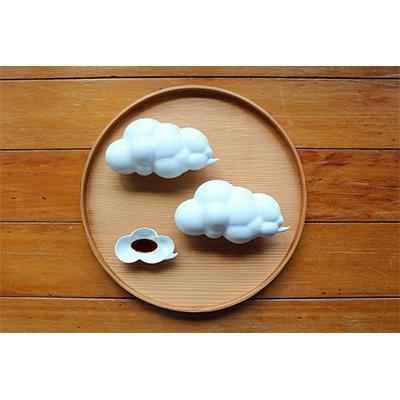 ふるさと納税 嬉野市 肥前吉田焼　Cloud nineセット(蓋物L2・小鉢2) 4点set
