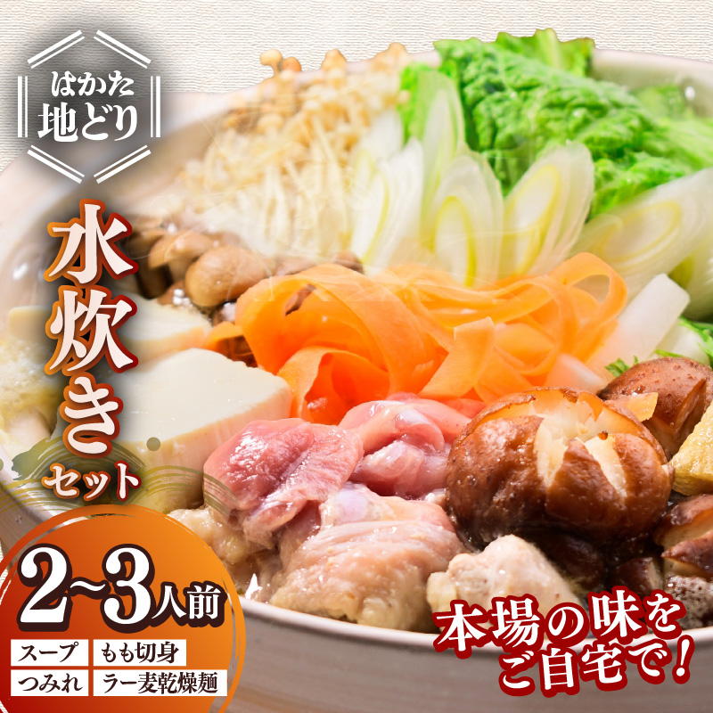 はかた地どり 水炊きセット(2～3人)