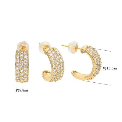 ふるさと納税 甲府市 K18 ダイヤモンド1.0ct パヴェスタッドピアス 43-6285 |  | 01