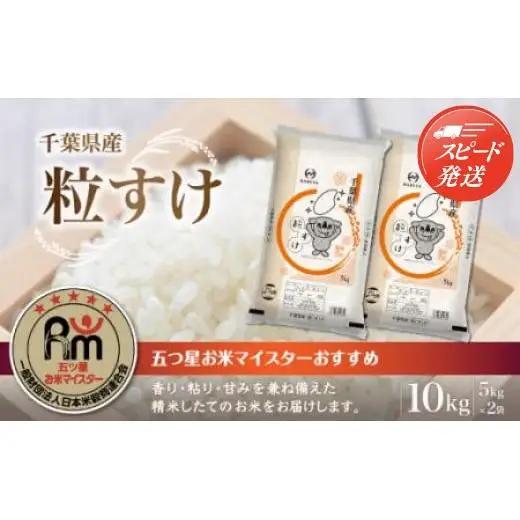 【最短2～7営業日出荷】令和7年産 千葉県産粒すけ 精米 10kg (5kg×2袋) / 粒すけ 千葉県産粒すけ E017