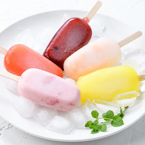 和菓子屋さんのアイスバー (合計8本・全5種) アイス レモン ピーチ ブルーベリー 苺 イチゴ スイーツ おやつ 詰め合わせ セット 【opbj011】【お菓子のウメダ】