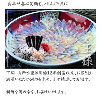 とらふぐ 刺身 100g 4人前 下関