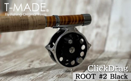 T-MADE ROOT#2 リール ブラック | フライフィッシング リール 草加市