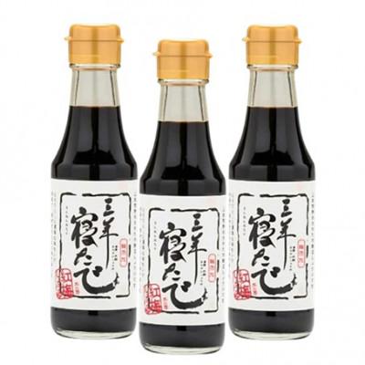 ふるさと納税 雲南市 【紅梅しょうゆ】創業190年以上続く醤油店の天然醸造さい仕込み「三年寝たで」　150m×3本 |  | 03