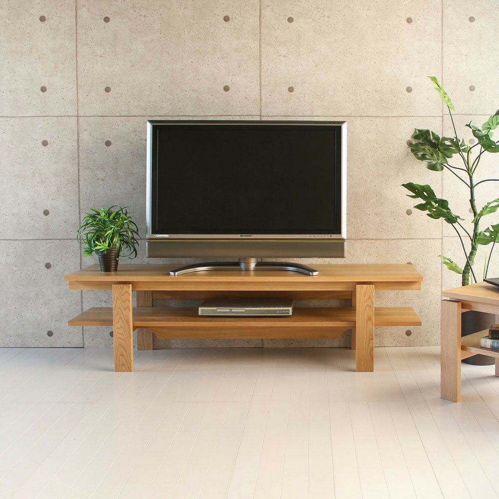【ふるさと納税】旭川家具 MUKU工房オリジナル ノキ TVボード 北海道ナラ_04912 | インテリア ファニチャー 人気 おすすめ 送料無料