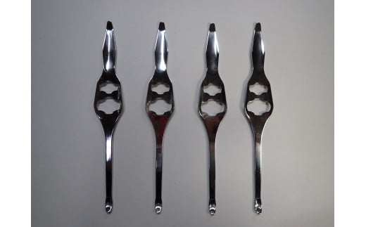 カニ割りスプーン 4本セット FC015037