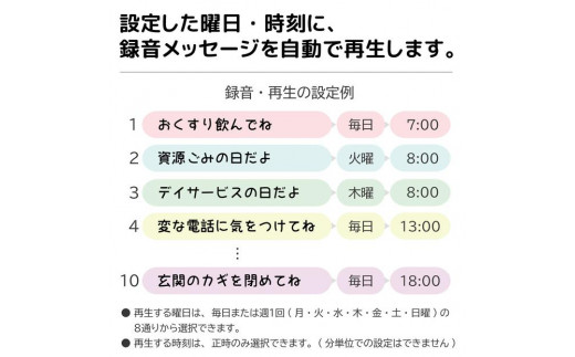 忘れもの防止タイマー