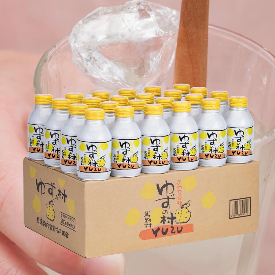 ＜馬路村農協＞ゆずの村ドリンク280ml×24本入