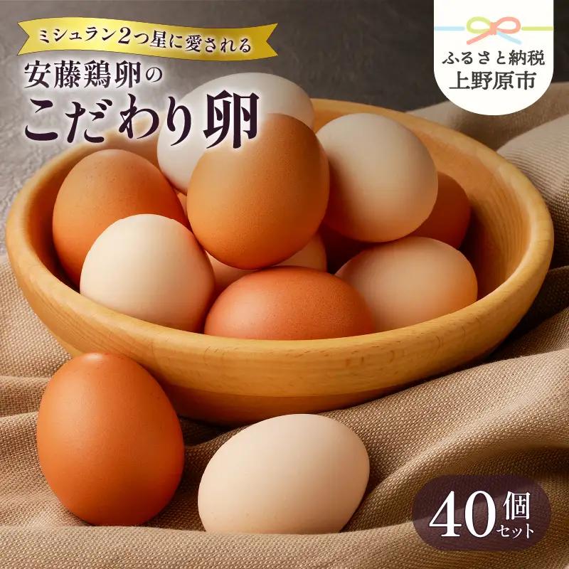 【山梨県産 卵】 安藤鶏卵のこだわり卵 40個