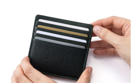 【藤巻百貨店】BAGGY PORT 黒桟革ミニ財布  藤巻限定モデル（ネイビー） / 財布 ミニ財布 姫路黒桟革 バギーポート 藤巻百貨店 黒桟革 革の黒ダイヤ 千葉県 東庄町