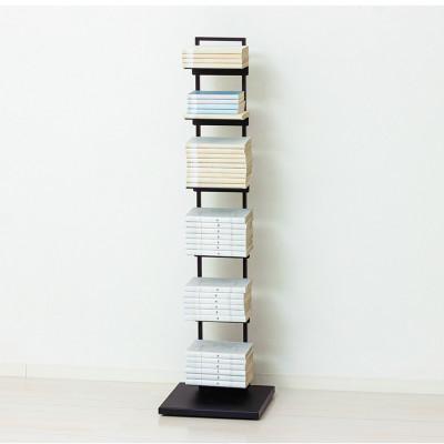 ふるさと納税 海南市 ブックタワーシェルフ(ブラック)収納 本棚　AKU105645502