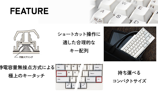 HHKB Professional HYBRID 無刻印／白（英語配列）