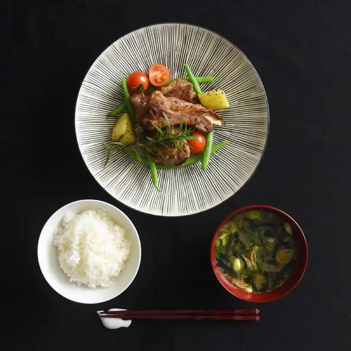 【波佐見焼 利左エ門窯】 Sen彫 プレート L 2枚セット 食器 皿 【natural69】 [QA41] 波佐見焼