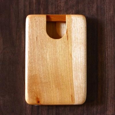 ふるさと納税 高山市 木の名刺入れ(plain) TR3835