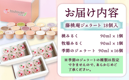 藤桃庵ジェラート 藤桃庵