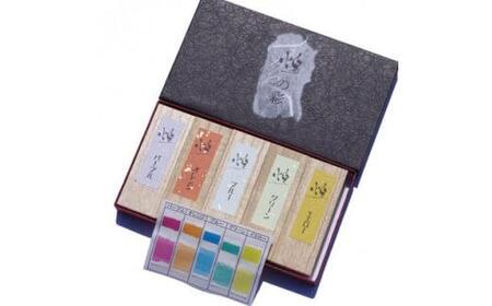 鈴鹿墨　書道用墨「煌の彩5色セット」