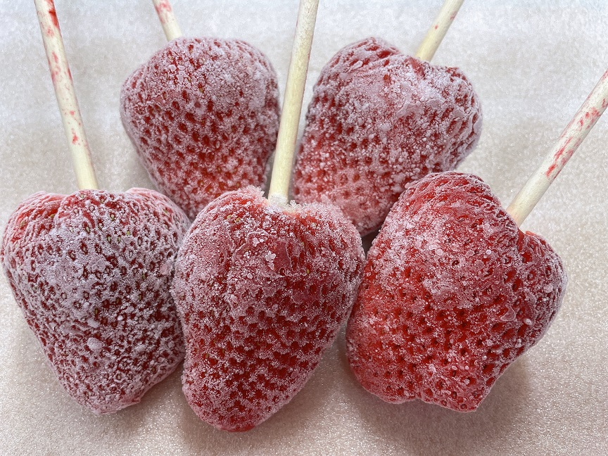 
                  0015-40-09　れっどぱーる （富丘佐野農園） 冷凍いちご棒 15本
                